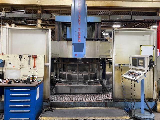 76" NEW CENTURY, 66" 3 JAW CHUCK, LIVE TOOLING, FANUC 18 CONTROL, 12 ATC