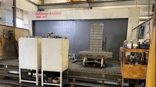 GIDDINGS & LEWIS 410 CNC HORIZONTAL MACHINING CENTER W/ 63" X 49" PALLETS