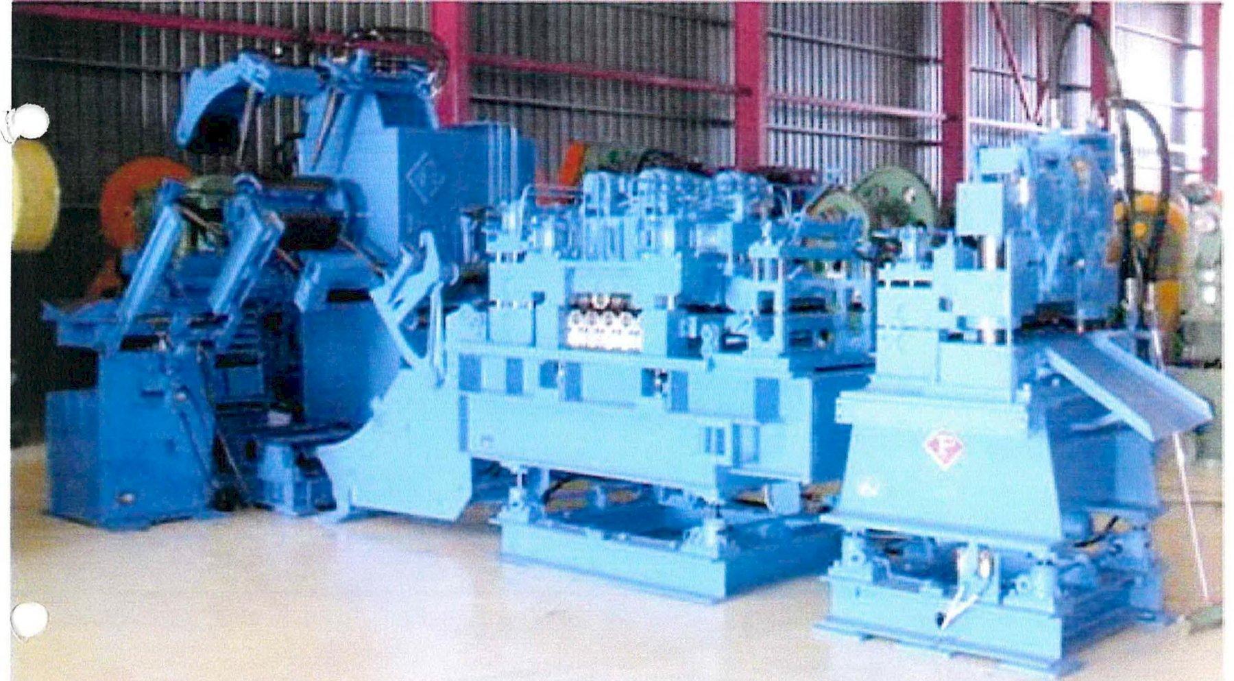 500mm (19.5")  x 10mm (0.40") x 10,000# Cut-to-Length line (2014)