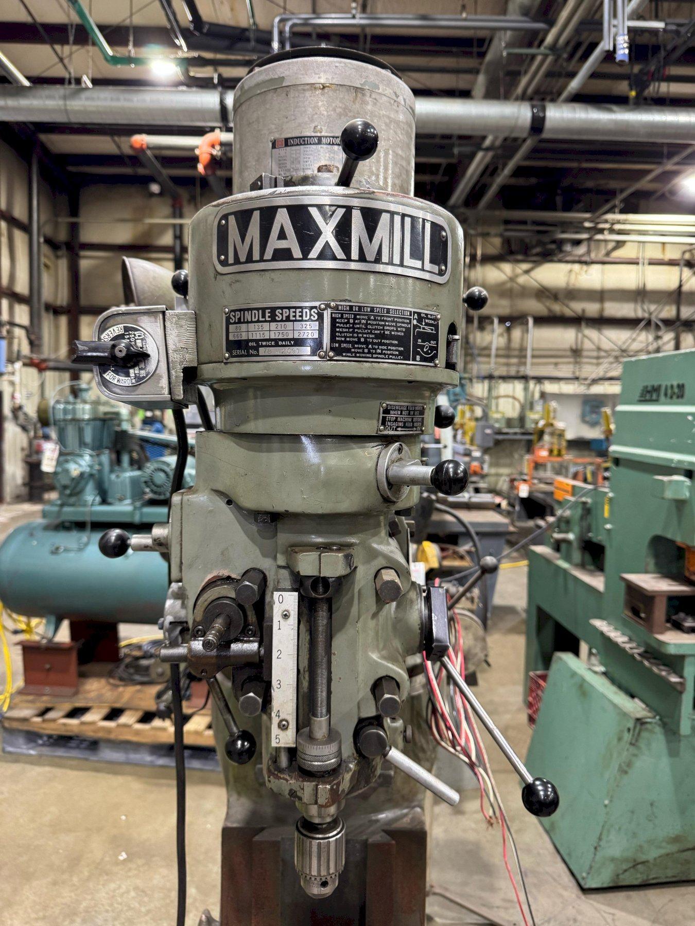 1 - PREOWNED YAMAZEN VERTICAL MILL, MODEL #: YC 1-1/2 VA, S/N: 42091