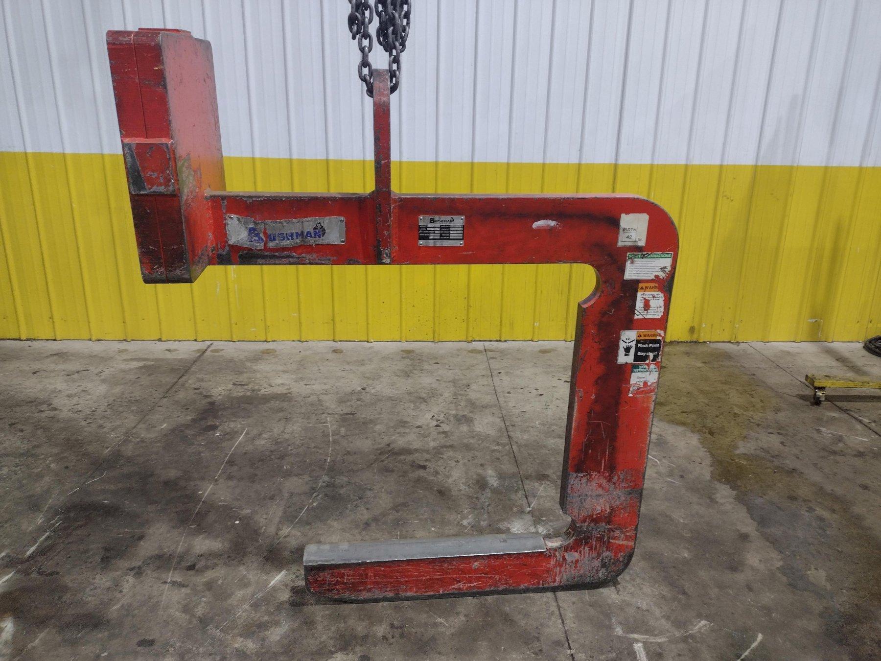 20,000 LBS X 42" BUSHMAN MODEL #624SL COIL LIFT C-HOOK: YOBRO #24520