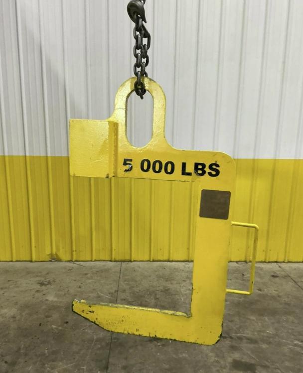 5,000 LBS X 24" ICHS COIL LIFT C HOOK. STOCK # 0537326