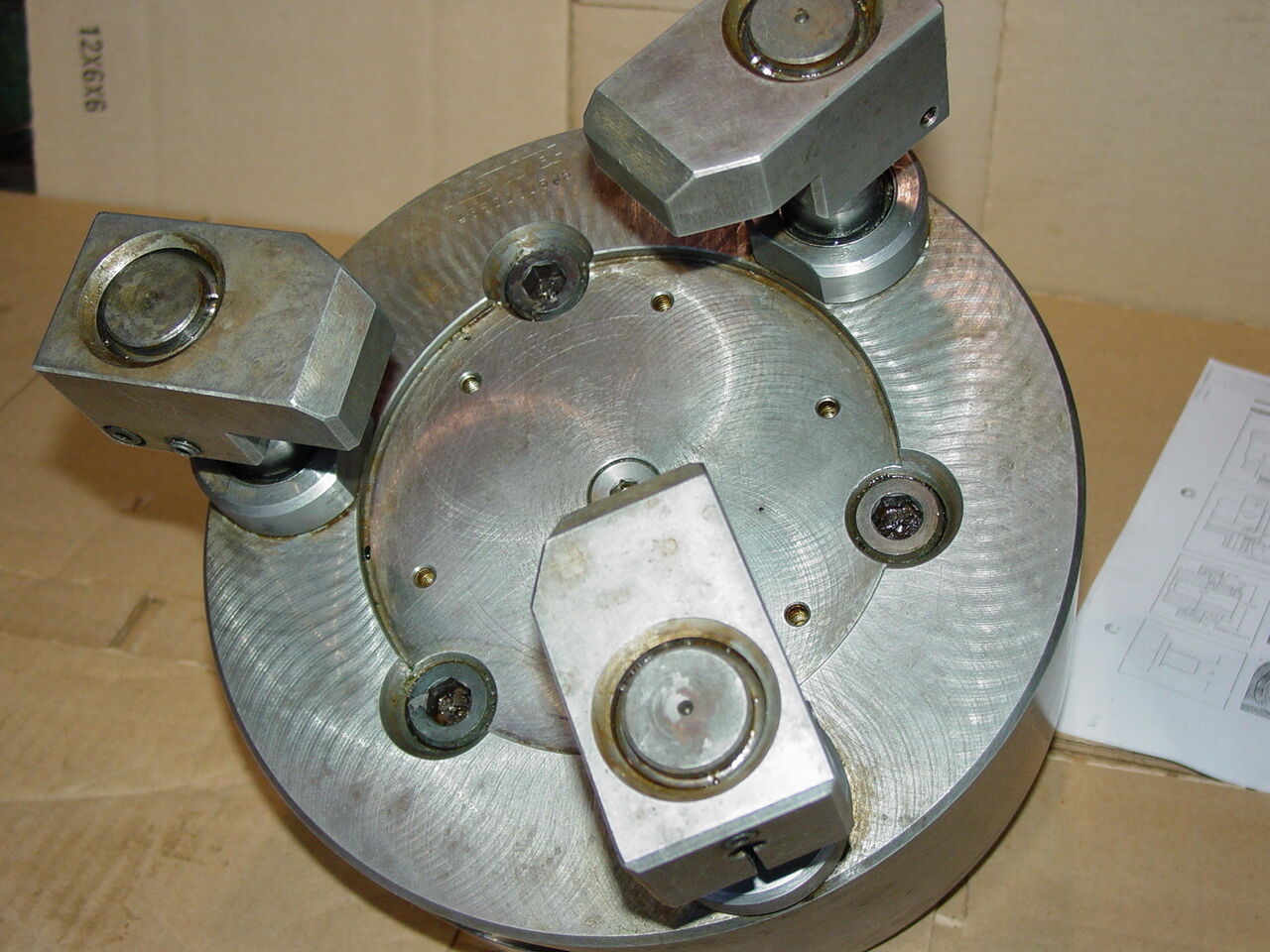 10" 3-JAW HOWA POWER FINGER CHUCK / PULL BACK CHUCK