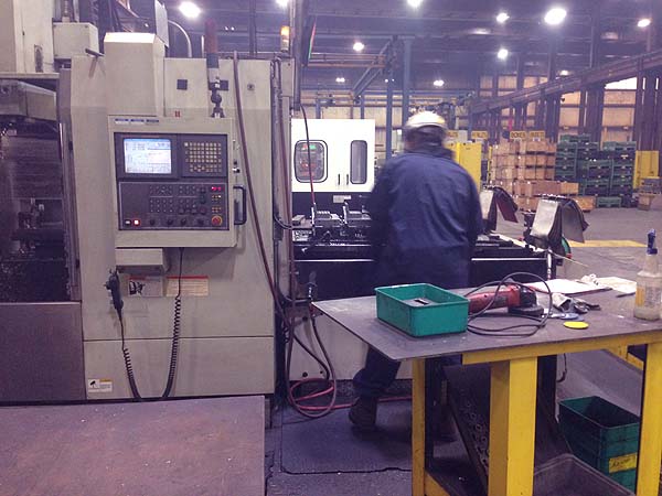 MONARCH VMC-50 CNC VERTICAL MACHINING CENTER, Fanuc 18iMB CNC Control, 56" x 27" Table, X=51", Y=25.6", Z=27", 50 Taper, 4000 RPM, Midaco `add-on' Pallet Shuttle, New 2007.