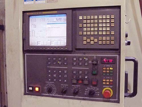 MONARCH VMC-50 CNC VERTICAL MACHINING CENTER, Fanuc 18iMB CNC Control, 56" x 27" Table, X=51", Y=25.6", Z=27", 50 Taper, 4000 RPM, Midaco `add-on' Pallet Shuttle, New 2007.