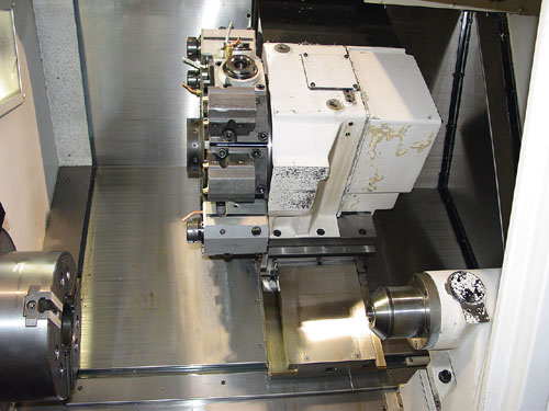 OKUMA LB-3000EXBBM, OSP P-200 CNC
