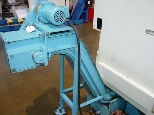 SUPERMAX YCM TC-15, Fanuc OT, Barfeeder, 18" Swing, 8" 3-Jaw Power Chuck, Tailstock w/ 18" Centers, Chip Conveyor, 2000.