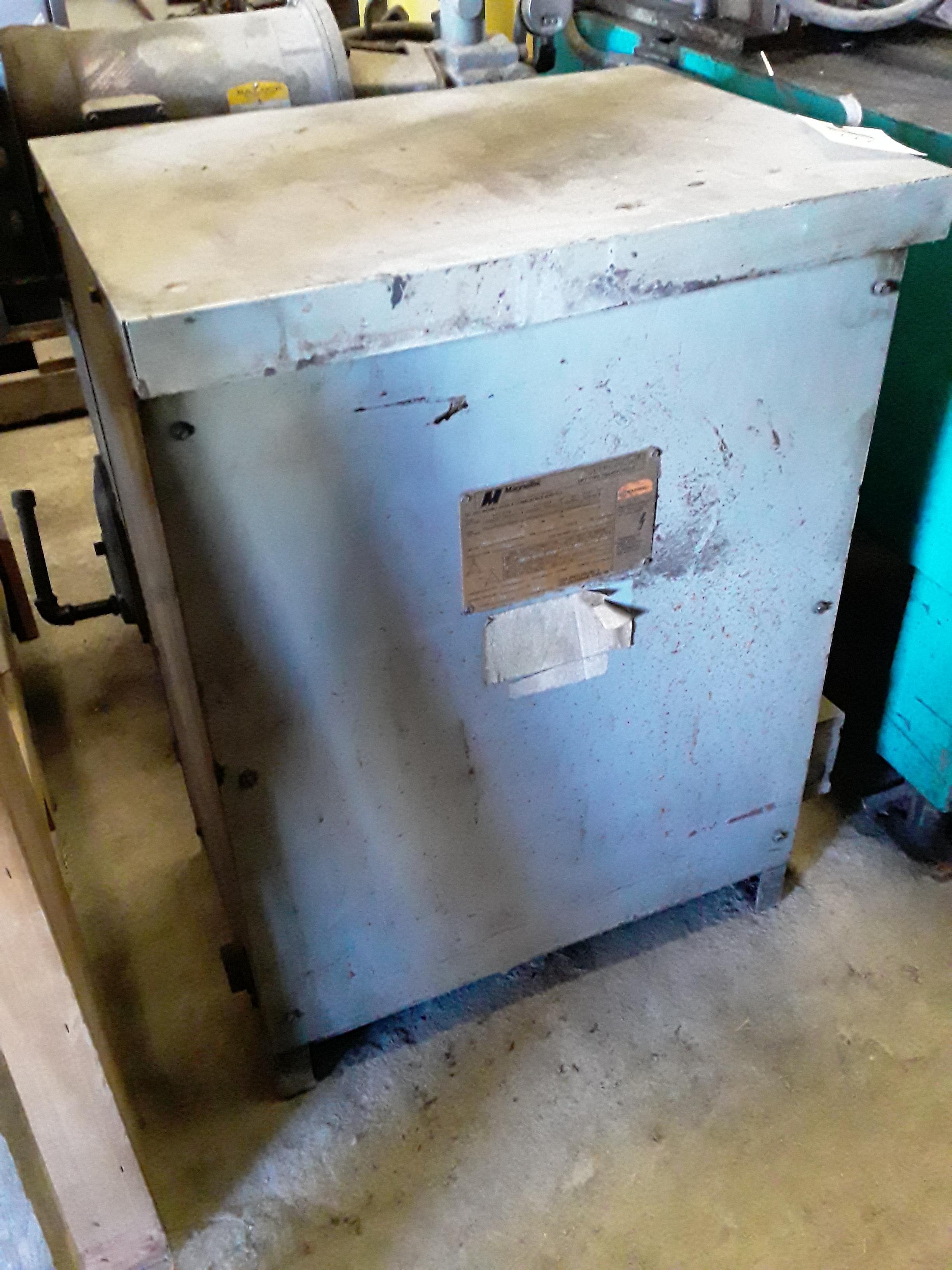 (1) PREOWNED JEFFERSON ELECTRIC 3 PHASE TRANSFORMER, 45 KVA