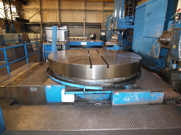 Noble & Lund 120” CNC Rotary Table w/ CNC W Axis Slide