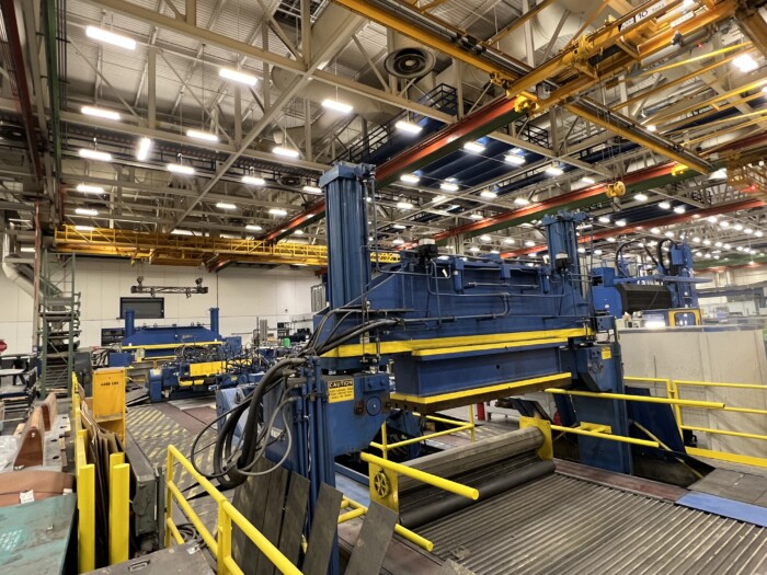 L&F CNC 1000 Ton Longitudinal Stretch Forming Machine