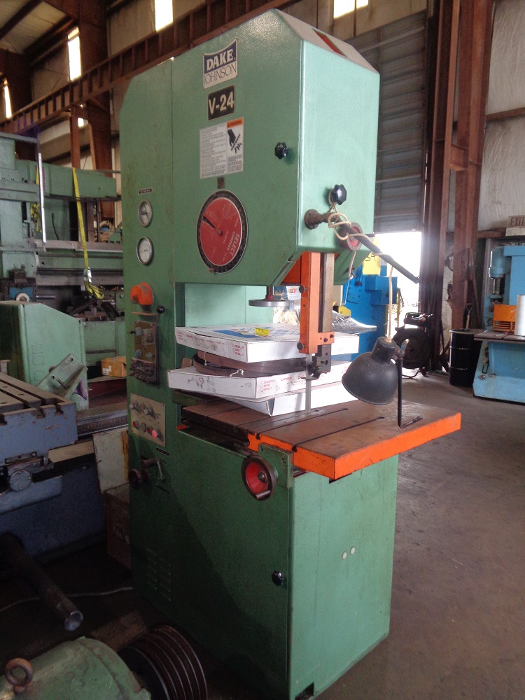 Dake Johnson Vertical Bandsaw Model V-24