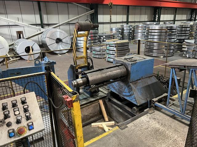 600mm x 2.5mm x 5 Ton Redman Slitting Line