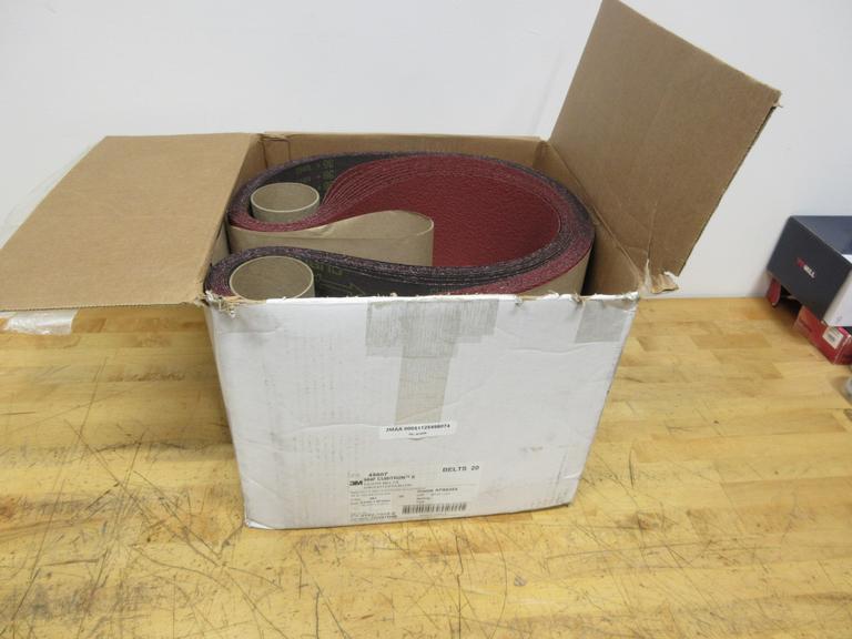3M 7010514608 Cubitron II Sanding Belt 6" x 90" 36+ Grit (20 Belts) *NEW*- Auction Item