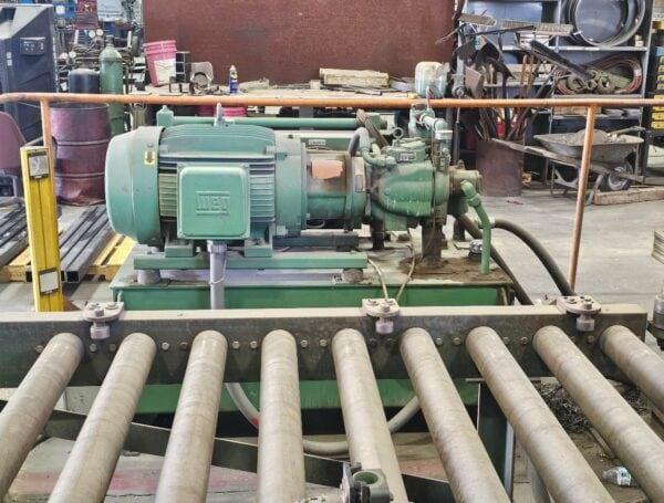 PEDDINGHAUS PCD-1100 BEAM DRILL LINE WITH 1100-510 DG MITER SAW