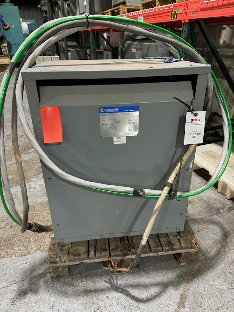 1 - PREOWNED CHALLENGER 75 KVA TRANSFORMER, MODEL #: 752-415