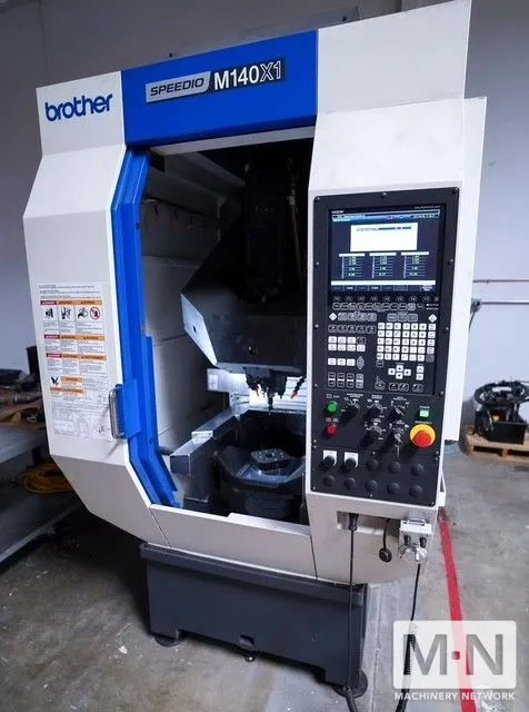 Brother Speedio M140X1 CNC 5- Axis Vertical Machining Center with turning