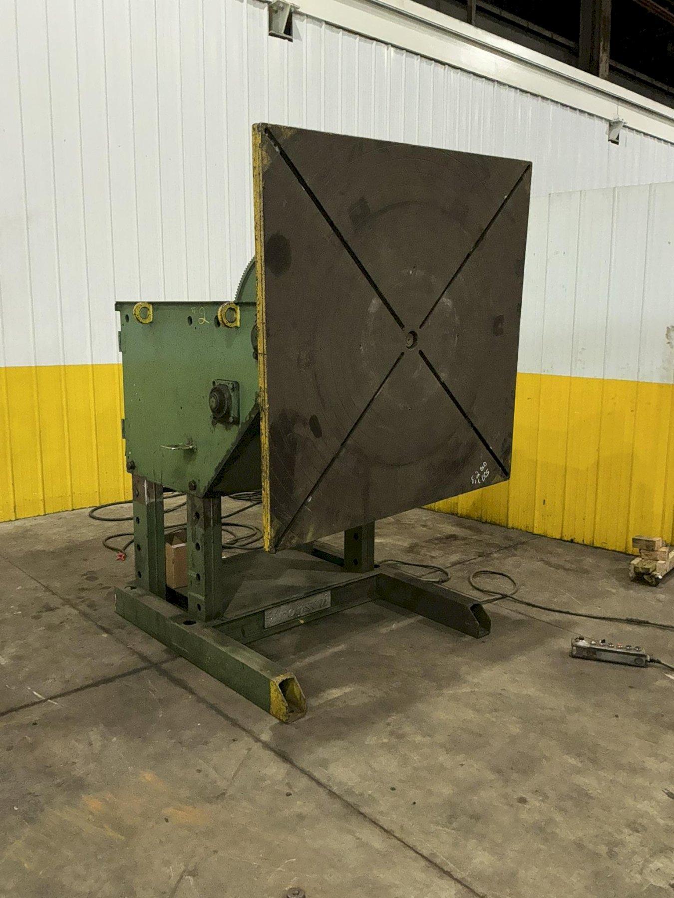 10,000 LBS X 60" ARONSON HD100 HEAVY DUTY WELDING POSITIONER: YOBRO #25141