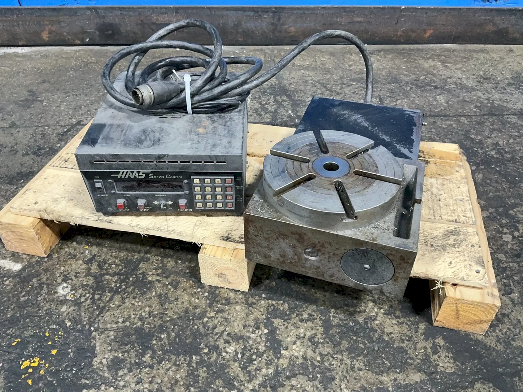 HAAS 9” DIAMETER SERVO CONTROLER, ROTARY TABLE