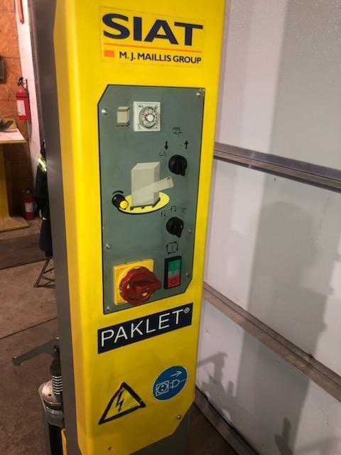 FOR PARTS SIAT  MODEL F1L SEMIAUTOMATIC PALLET STRETCH WRAPPER STOCK# 2159