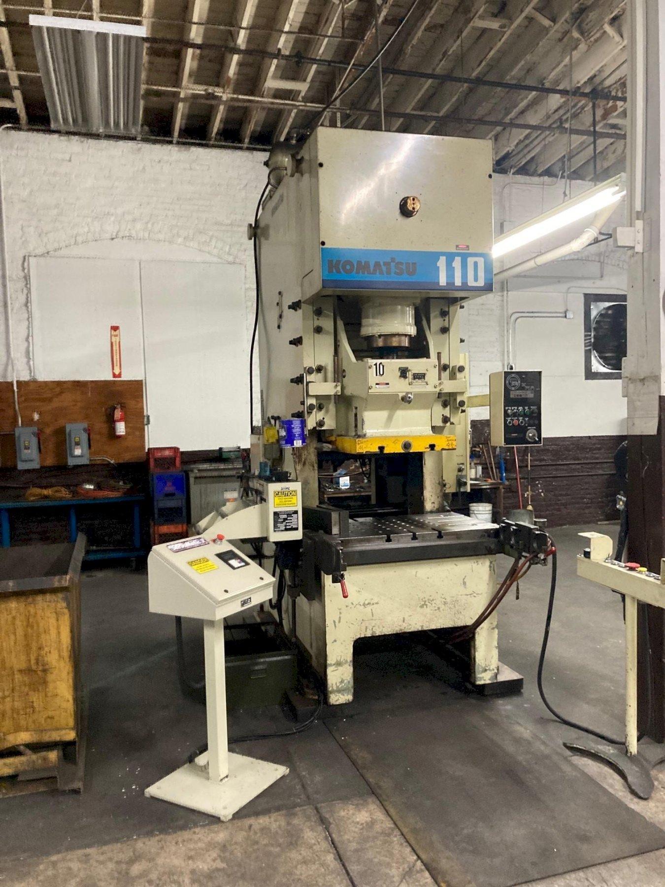 110 Ton Komatsu Gap Press with Servo Feeder