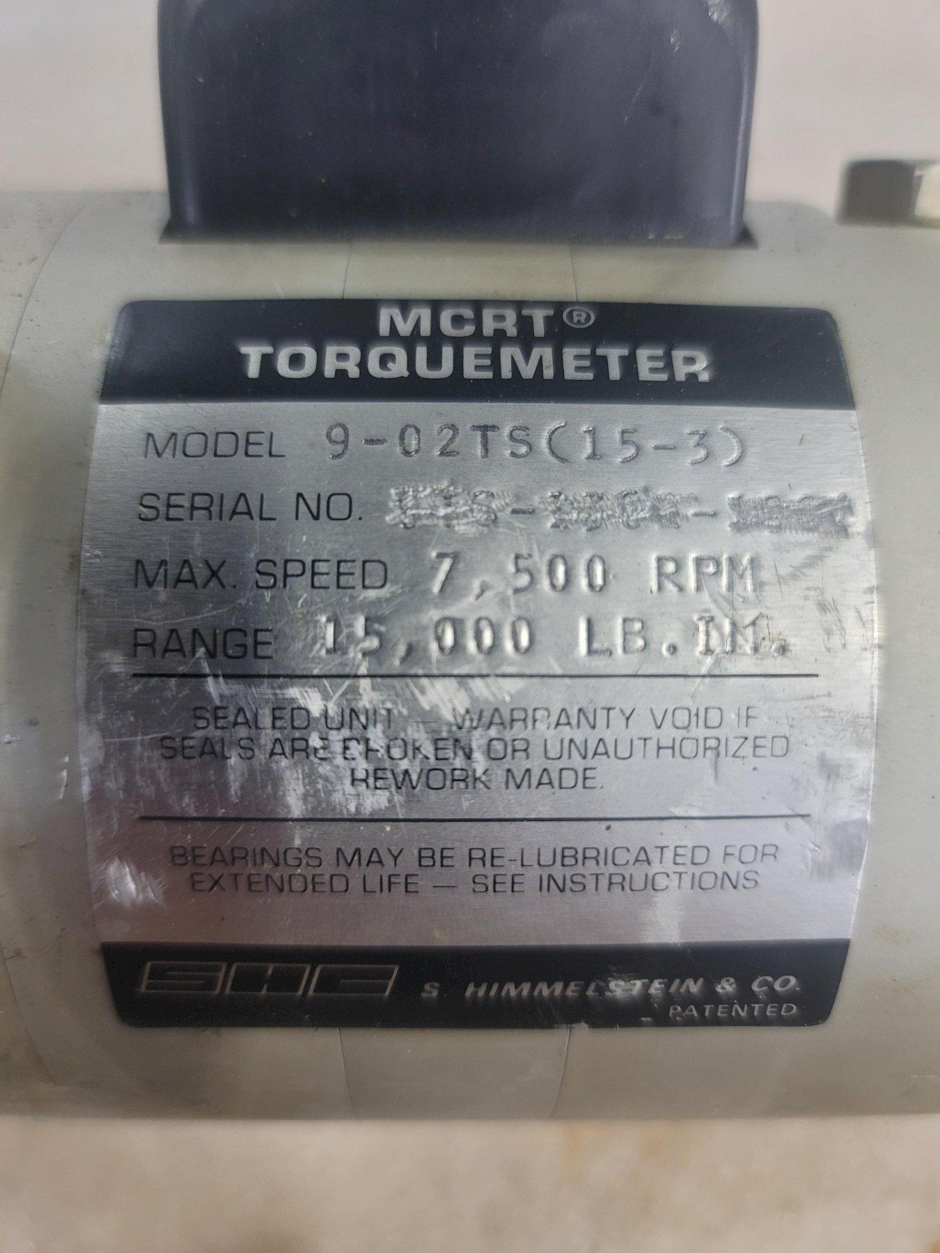 HIMMELSTEIN MCRT® TORQUEMETER, Model 9-02TS (15-3)
