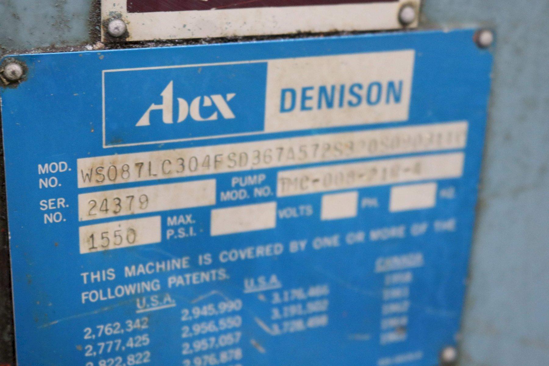 10 TON DENISON HYDRAULIC C FRAME PRESS: STOCK 69803