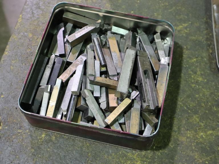 Lather Turning Cutters, Mostly 3/8" and 5/8" Square Shank- Auction Item