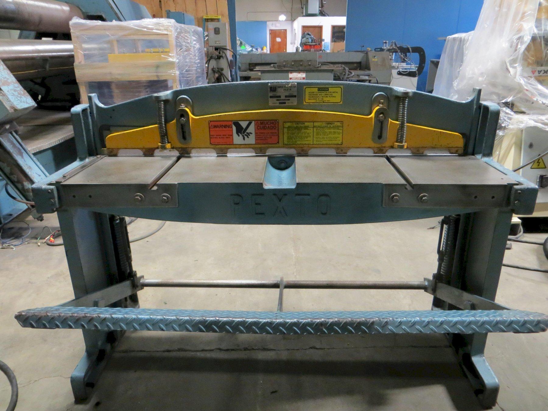 16 Ga x 52 in Pexto Foot Shear Model 152