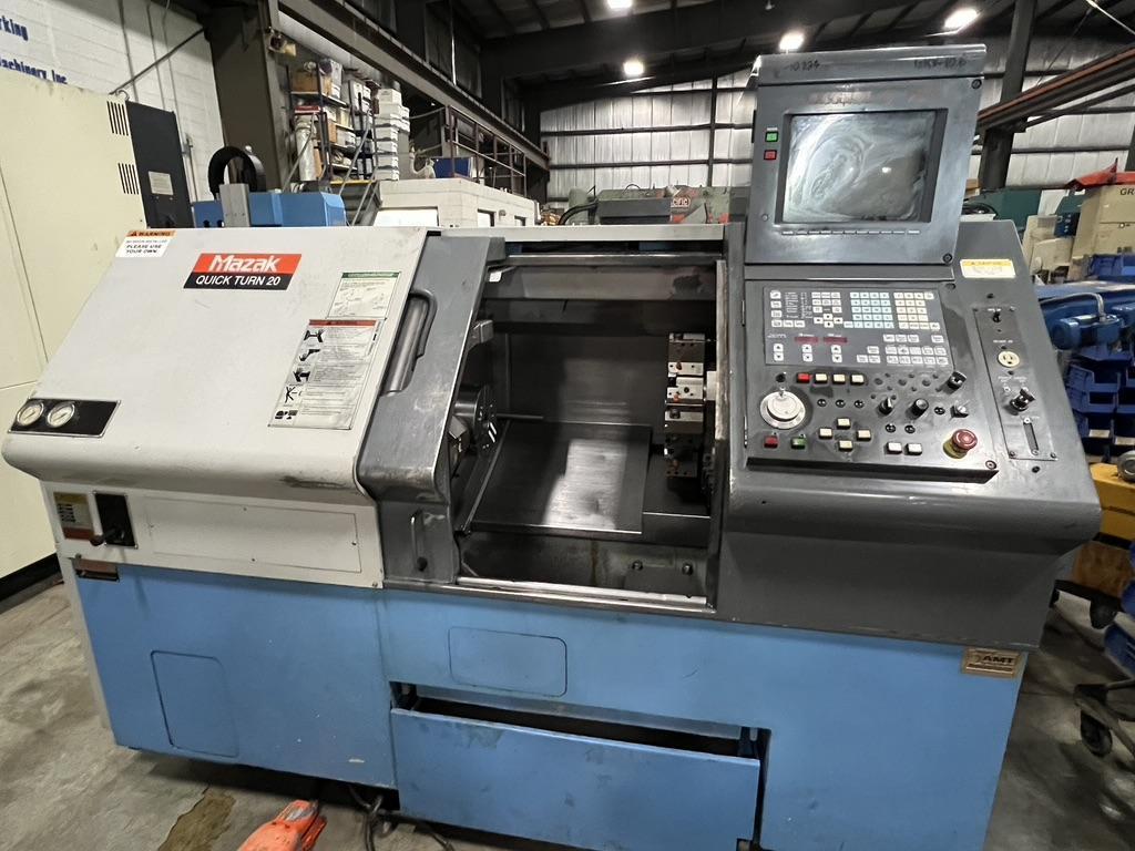 MAZAK QT-N-20 CNC CHUCKER WITH MAZATROL T-PLUS CONTROL