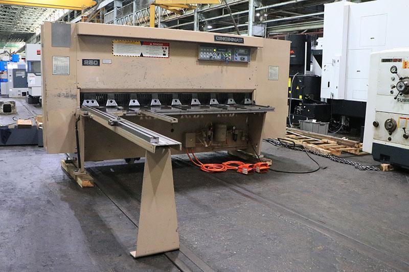 8' x 1/4" CINCINNATI HYDRAULIC SHEAR MODEL 250HS