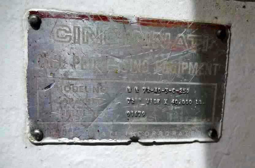 40,000# x 72" Cincinnati Recoiler