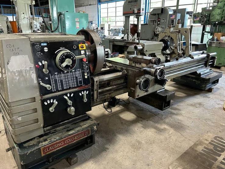 25" x 120" CLAUSING COLCHESTER MODEL 25 ENGINE LATHE