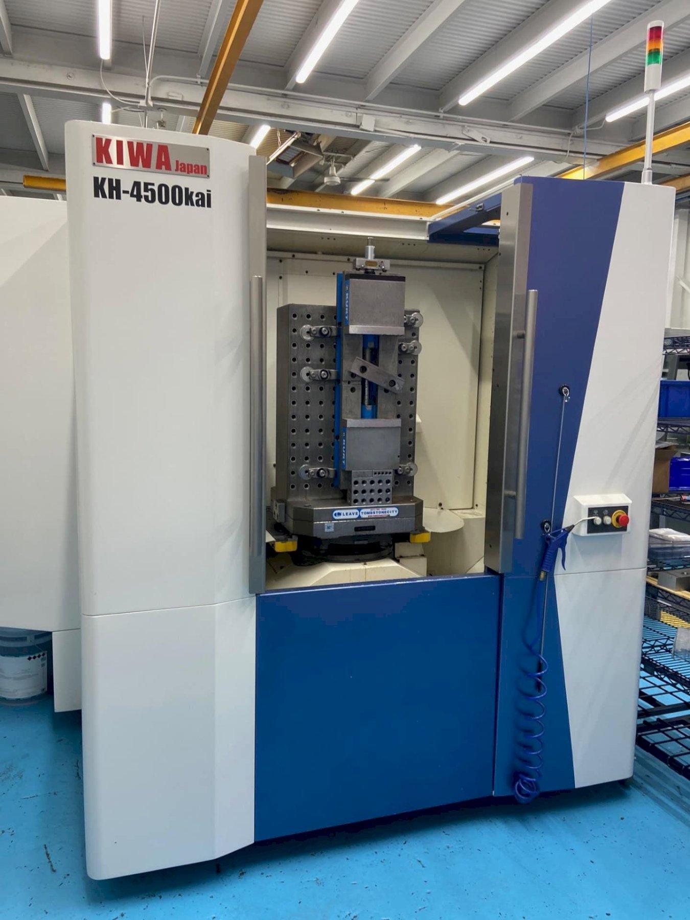 Kiwa KH4500 Kai HMC, 2019 – 4th-Axis, Through Spindle Coolant, Renishaw Probing, Chip Conveyor