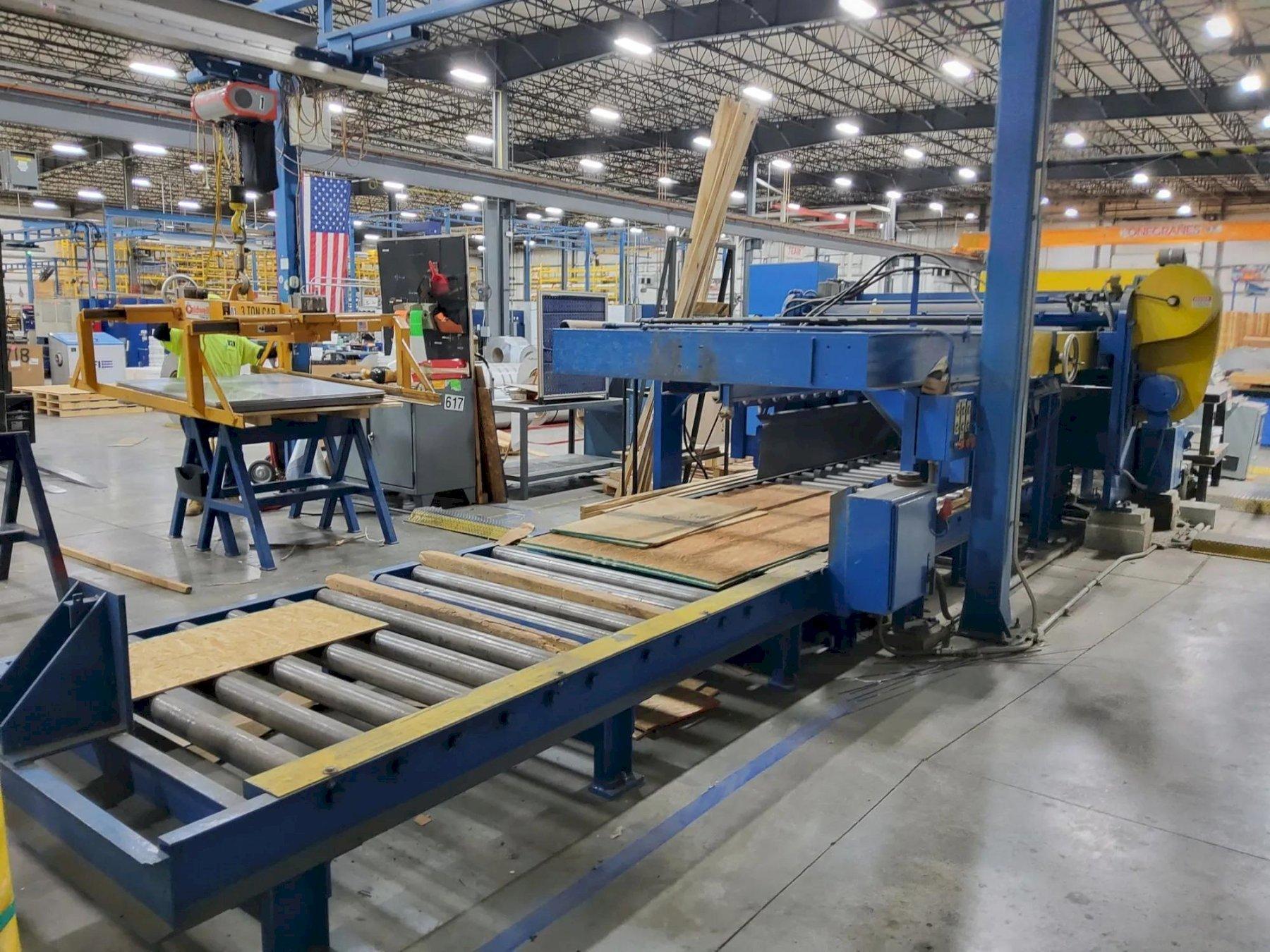 48" X .080"  20,000LBS  Herr Voss/ Rowe Cut to Length Line