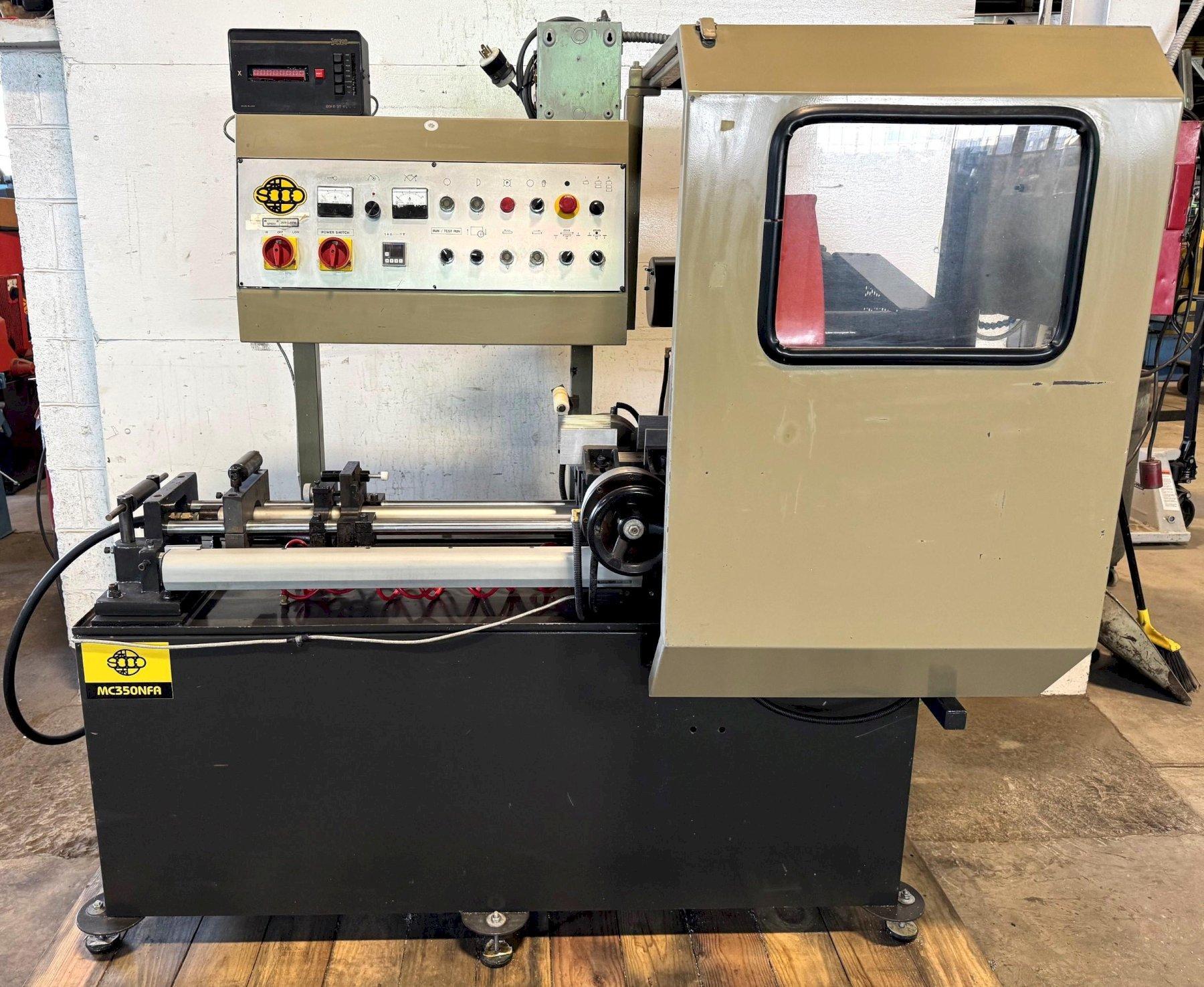 14″ Soco Auto. Feed Cold Saw MC-350 NFA, Non-Ferrous, Nice