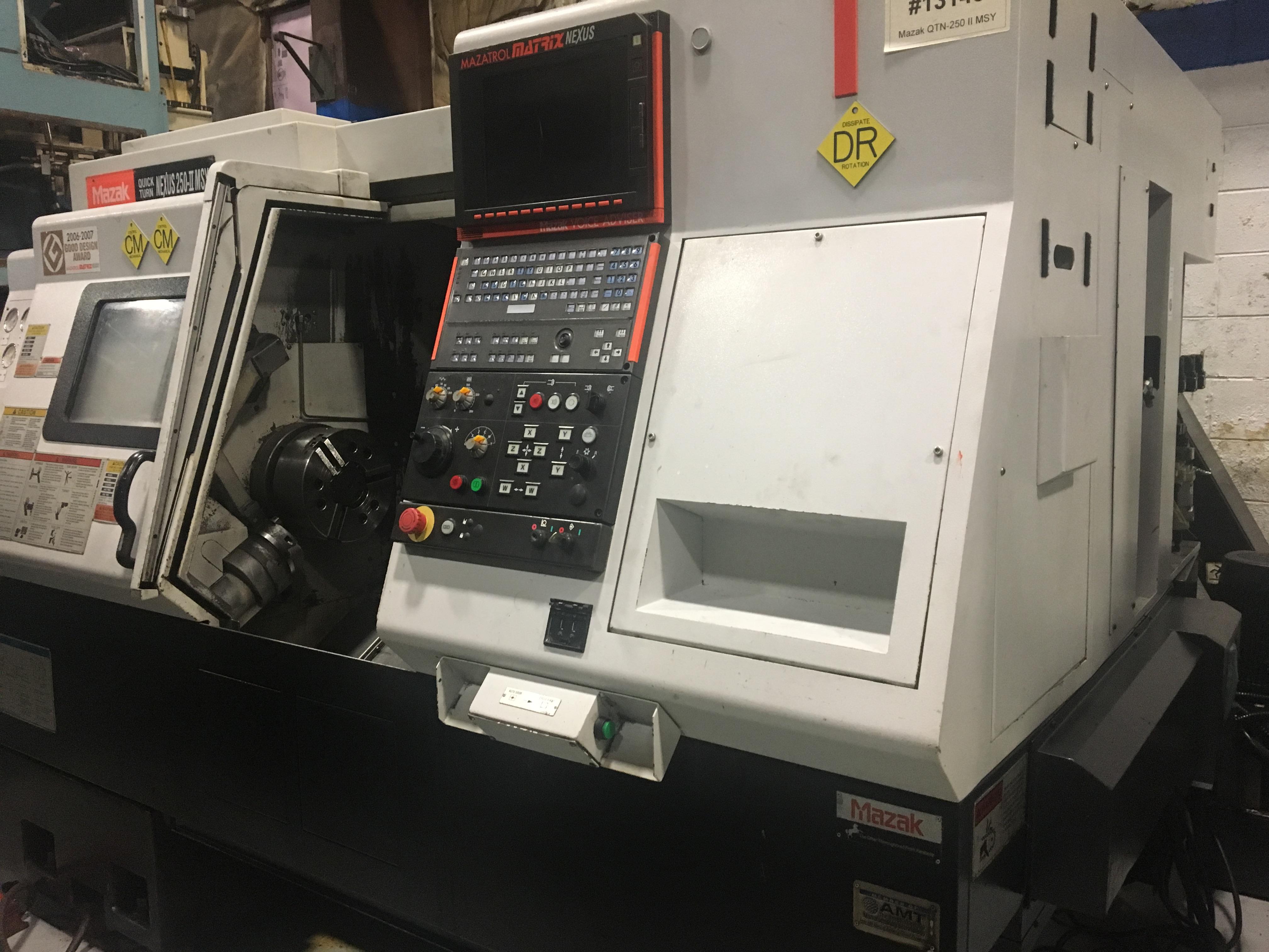 2008 MAZAK QTN 250-II MSY - CNC Horizontal Lathe