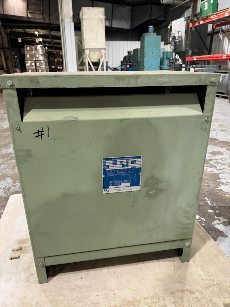 1 - PREOWNED GENERAL SIGNAL HEVI-DUTY SCR DRIVE 78 KVA TRANSFORMER, S/N: 201795-2