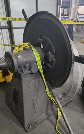 4,000 LB X 18' LITTELL 40-18 UNCOILER. STOCK # 0329326