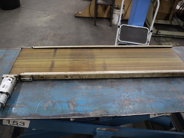 Pneumatic Power Belt Conveyor, 10" x 47" Capacity- Auction Item