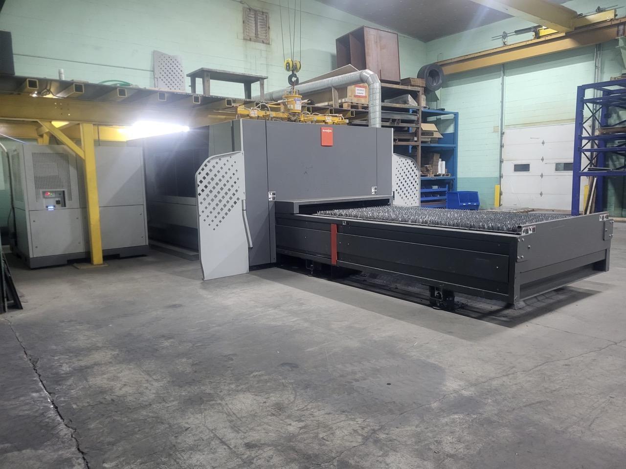 6000 Watt Bystronic BySmart 3015 Fiber CNC Laser, 2021 – Shuttle Table, 5′ x 10′, Low Hours