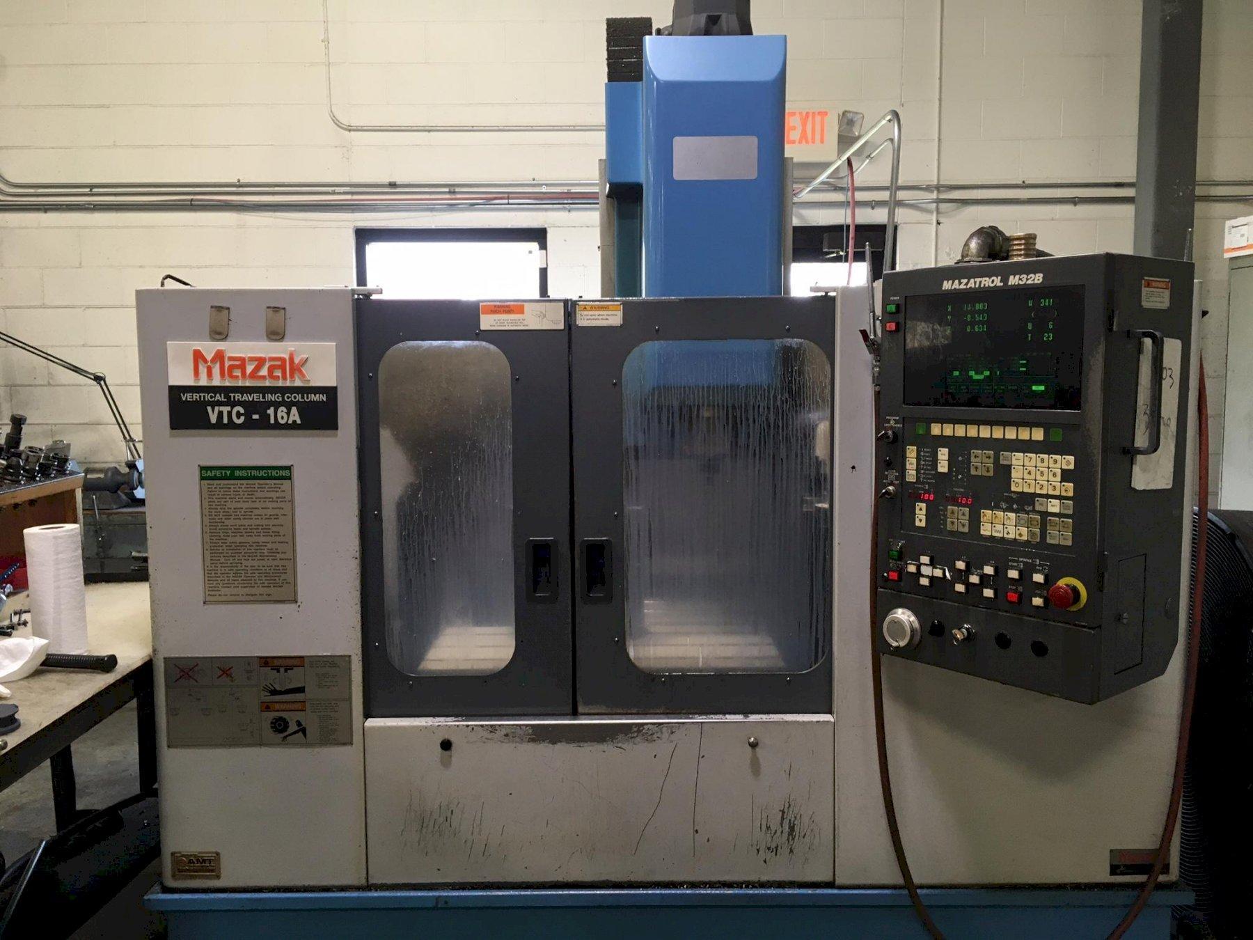 MAZAK VTC-16A WITH MAZATROL M32 CONTROL