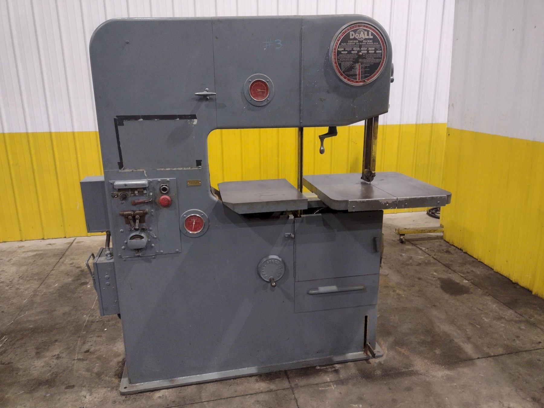 36" DOALL MODEL #3613-1 VERTICAL BANDSAW: YOBRO #24515