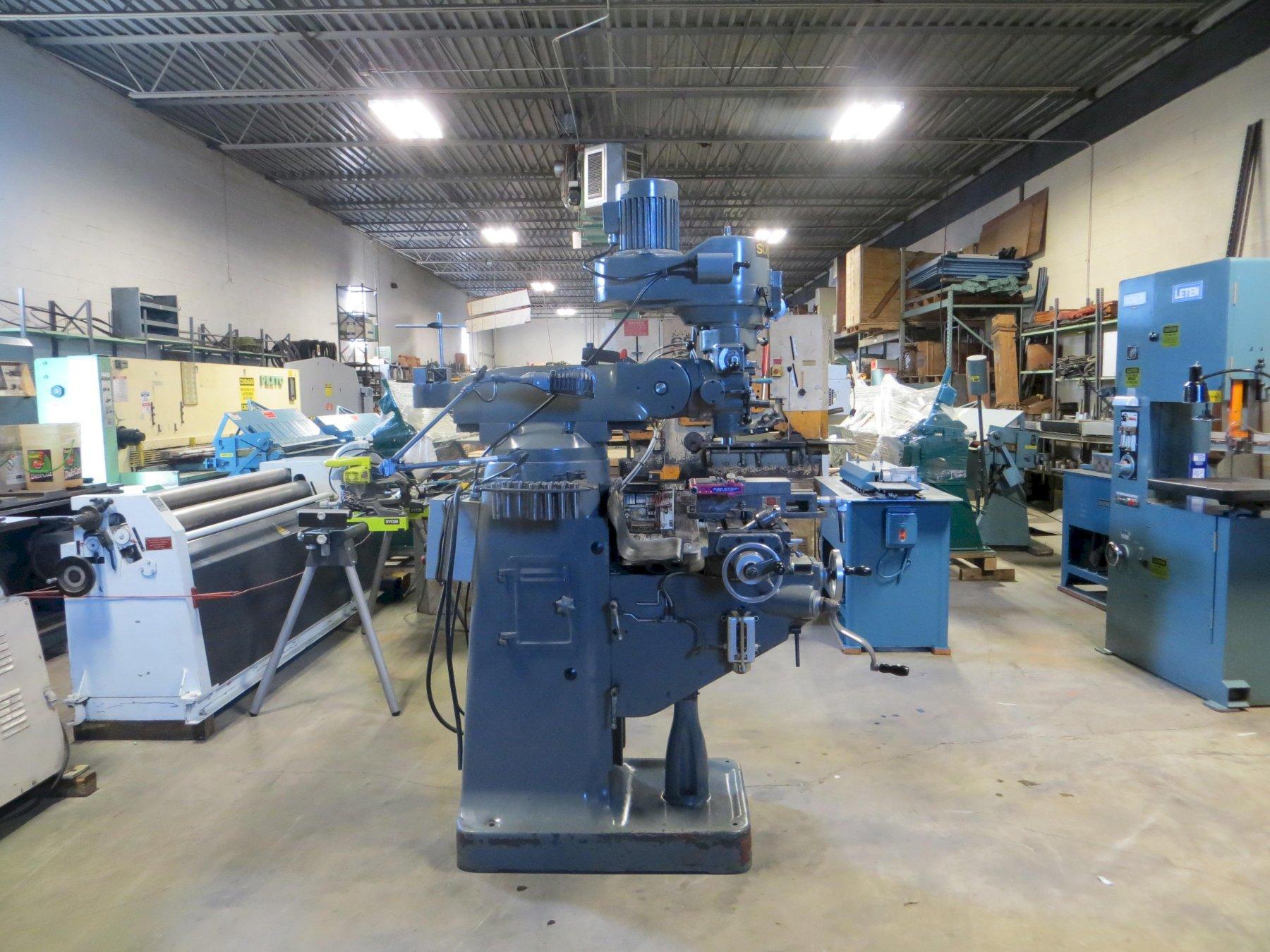 9" x 42" Supermax Vertical Milling Machine w/ Acu-Rite Digital Readout