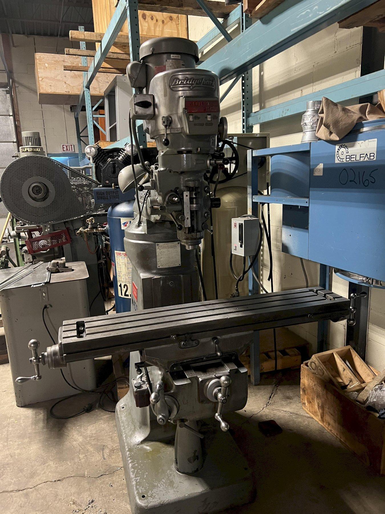 BRIDGEPORT VERTICAL MILLING MACHINE, MODEL: SERIES I