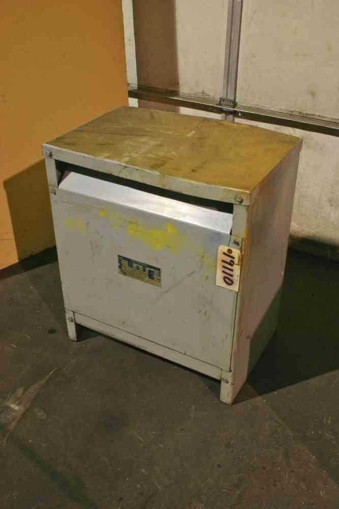 37 KVA GS 3-PHASE HEVI-DUTY TRANSFORMER: STOCK #19110