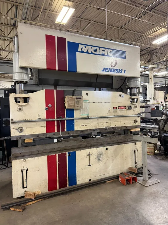 USED PACIFIC JENESIS SERIES I J-100-10 10' X 100 TON SINGLE AXIS CNC HYDRAULIC PRESS BRAKE