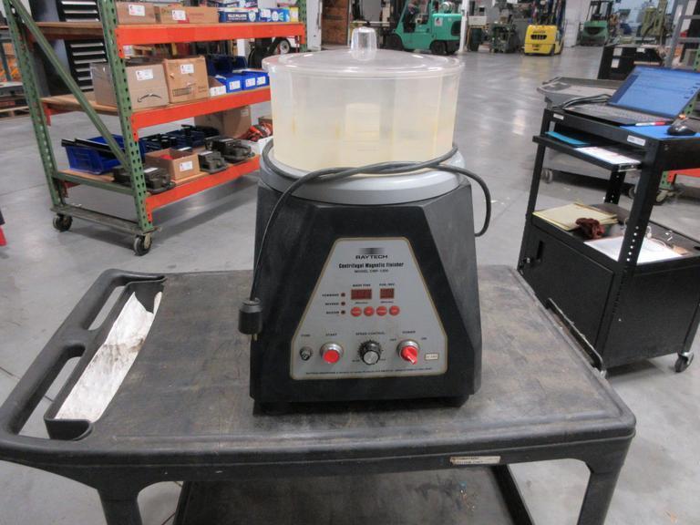 Raytech Centrifugal Magnetic Finisher, Model CMF-1200- Auction Item