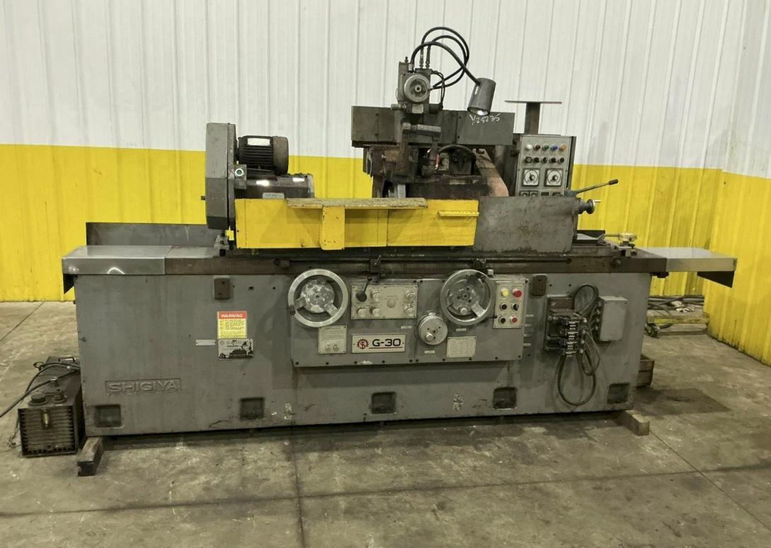 12" X 40" SHIGIYA OKAMOTO #GUA-30-100 OD HYDRAULIC CYLINDRICAL GRINDER. STOCK # 0435526