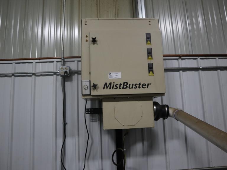MistBuster Mist Collector on  Adjustable Height Stand, Single Phase- Auction Item