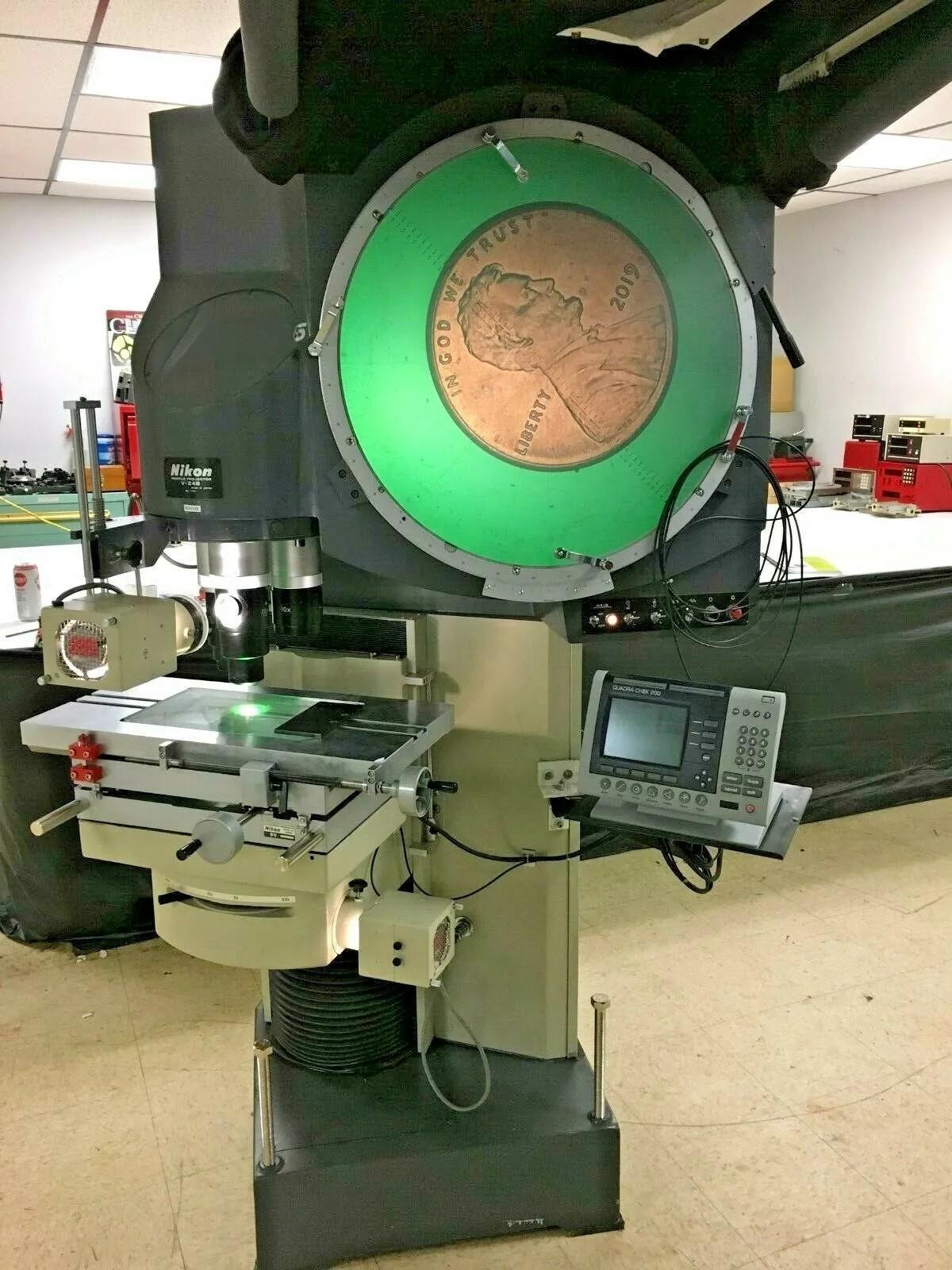 24" NIKON Model V-24B Profile Projector / Optical Comparator, dro, 5X, 20X.